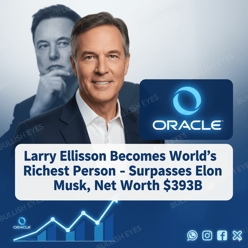 Larry Ellison Becomes the World’s Richest Person in 2025, Surpassing Elon Musk